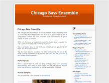 Tablet Screenshot of chicagobassensemble.com